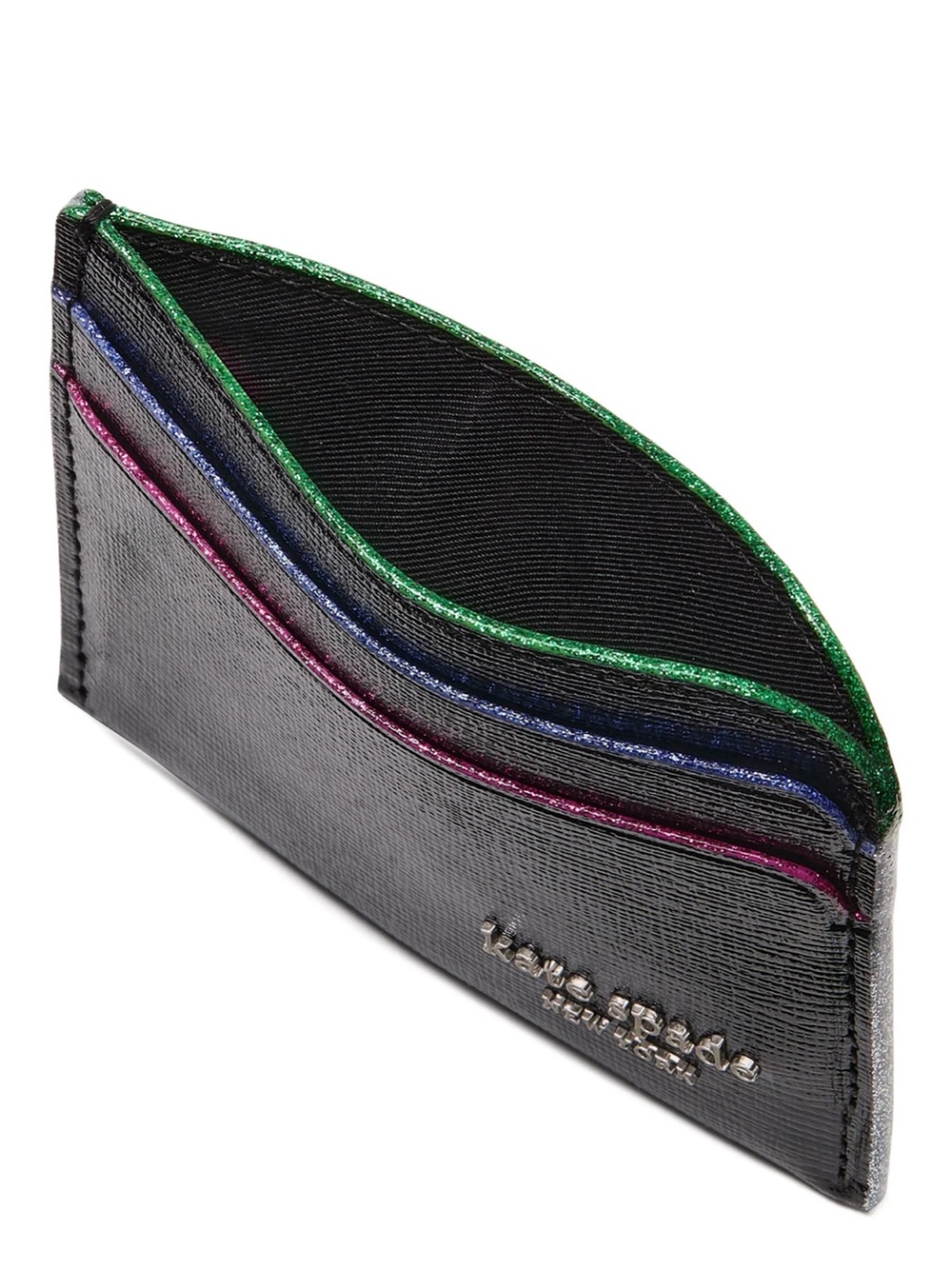Kate Spade Devin Glitter Edge Card Holder - Picture 3 of 4